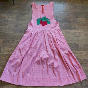 Handmade Strawberry Check Vintage Gingham Sundress